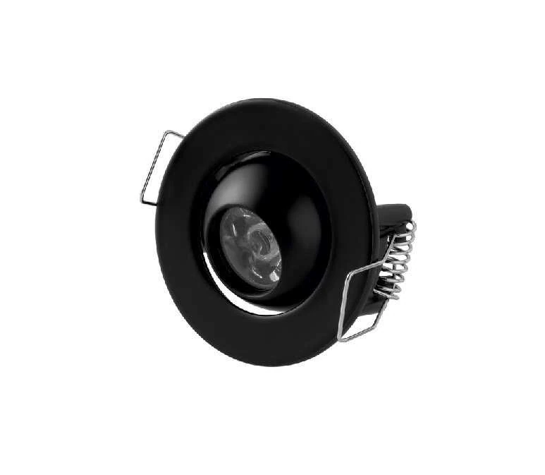 CT-5268 1,5W 3200K Power Led Siyah Ufo Spot