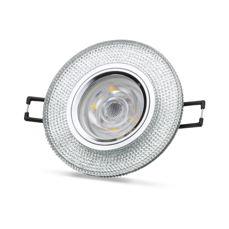 Lita 3W 4000K Natural Beyaz LED Çerçeveli Dekoratif Kristal Cam Boş Kasa