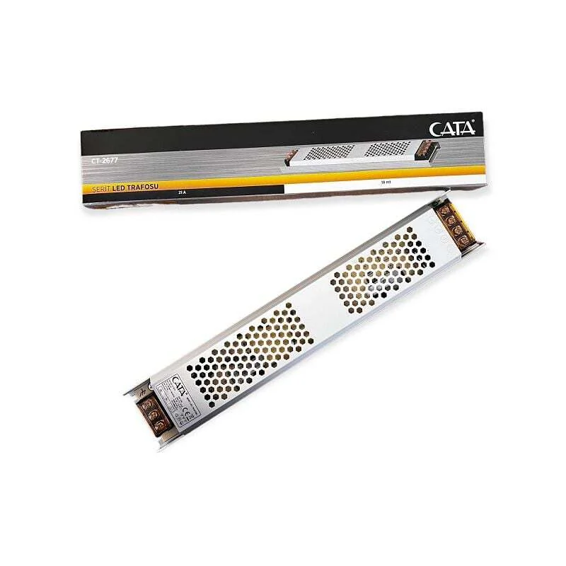 21A (252W) 220V Klemensli Süper Slim Led Trafosu IP20