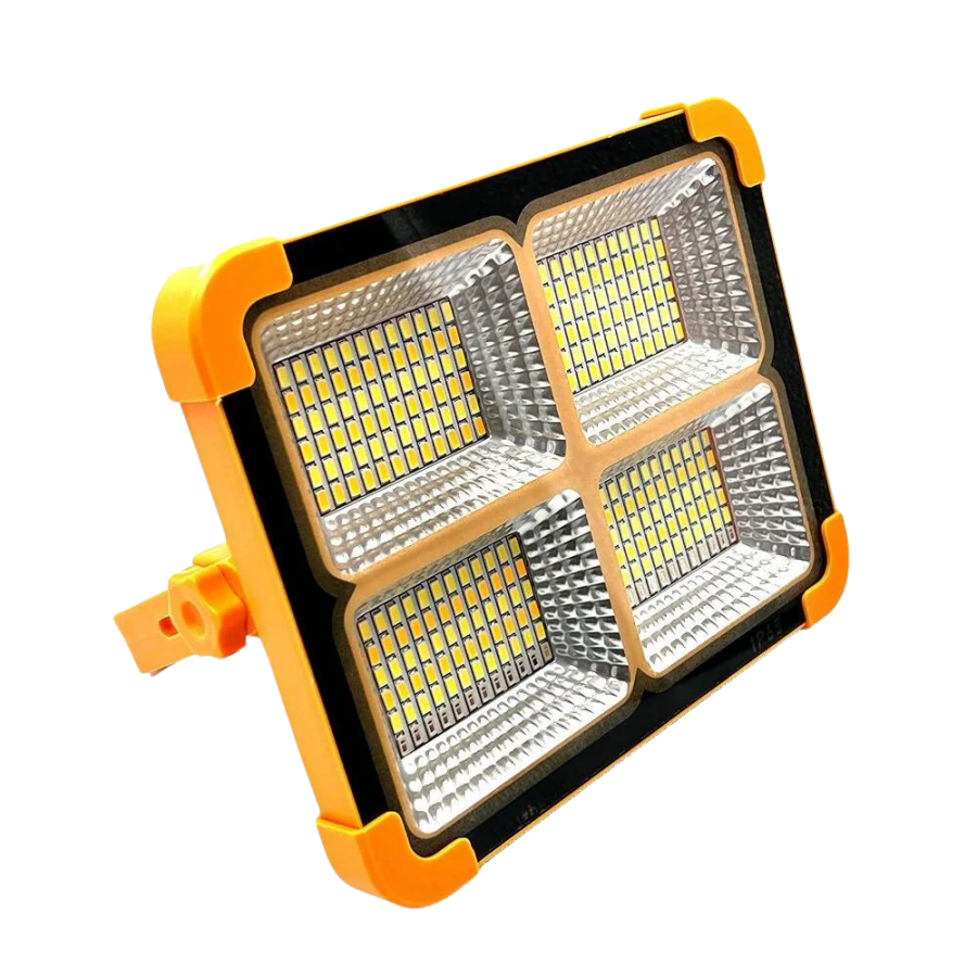 200W Ayarlanabilir Renk Seçeneği Dimlenebilir Solar Projektör 16000 Lümen IP66 6-8 Saat Çalışma Süresi