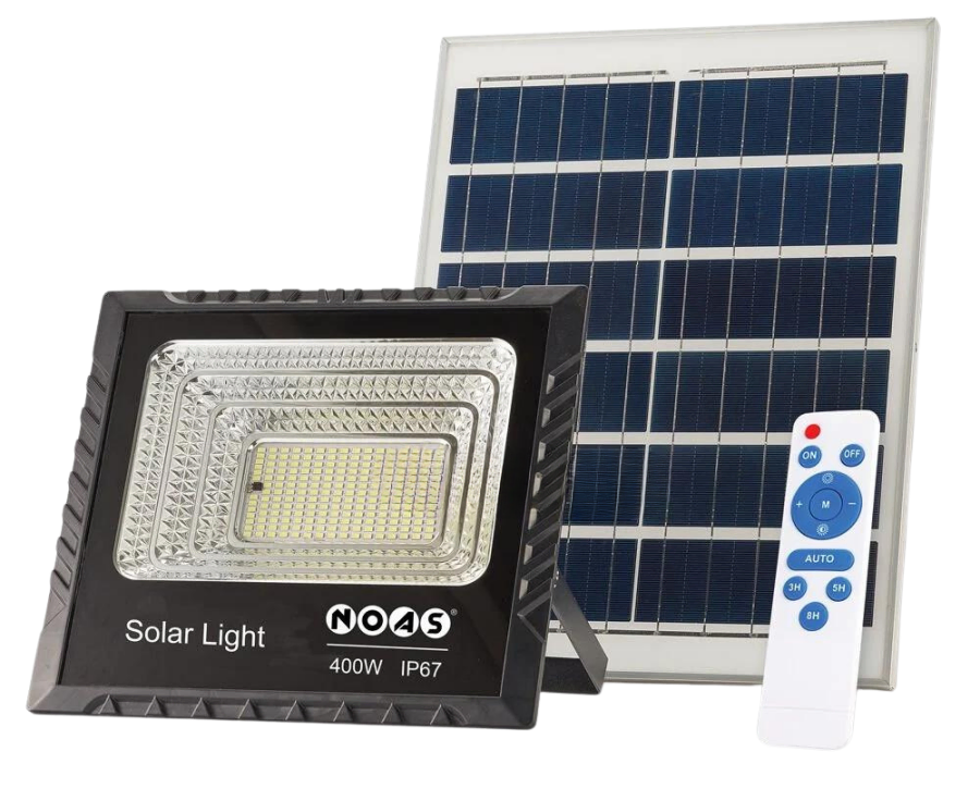 400W 6500K Beyaz Işık Solar Projektör 32000 Lümen IP67 6-8 Saat Çalışma Süresi