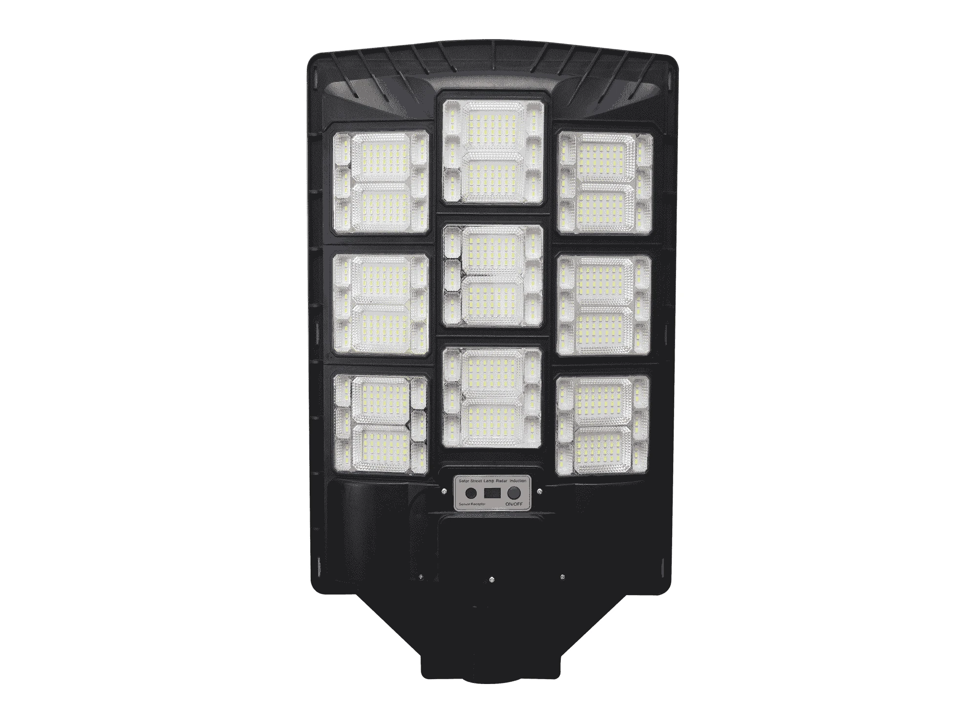 900W 6500K Beyaz Işık Fotoselli Mega Solar LED Sokak Armatürü 32000 Lümen IP65