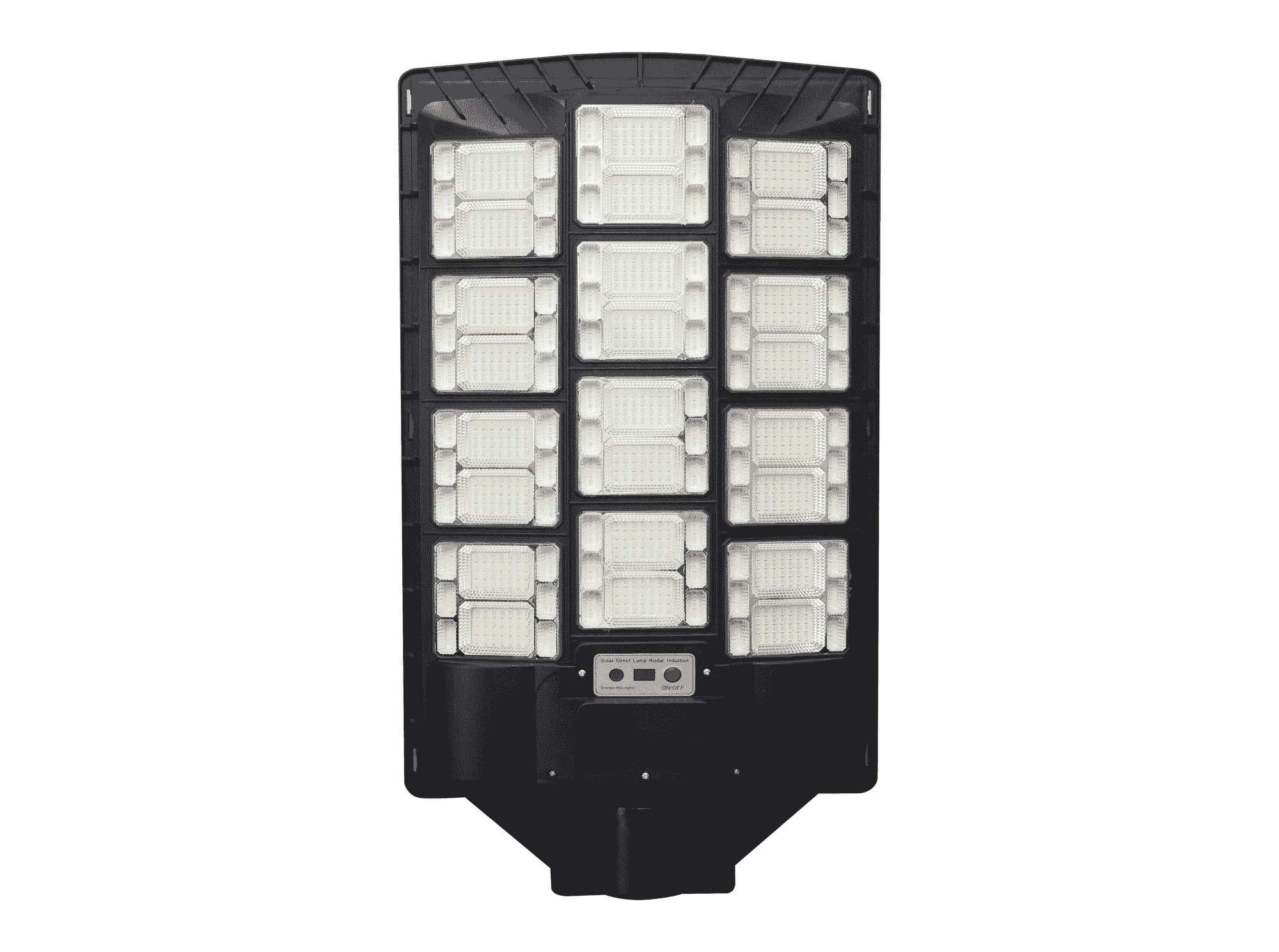 1200W 6500K Beyaz Işık Fotoselli Mega Solar LED Sokak Armatürü 96000 Lümen IP65