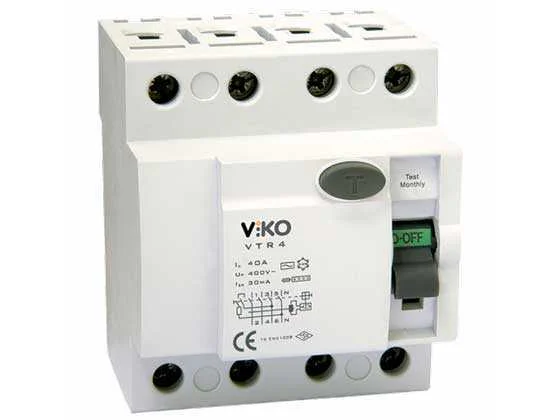 4x25A 300mA AC Tip Kaçak Akım Rölesi