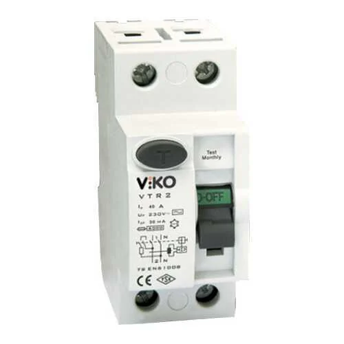 2x32A 30mA AC Tip Kaçak Akım Rölesi
