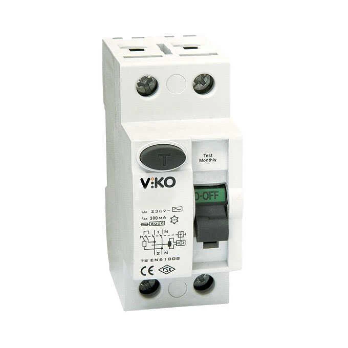 2x63A 300mA AC Tip Kaçak Akım Rölesi