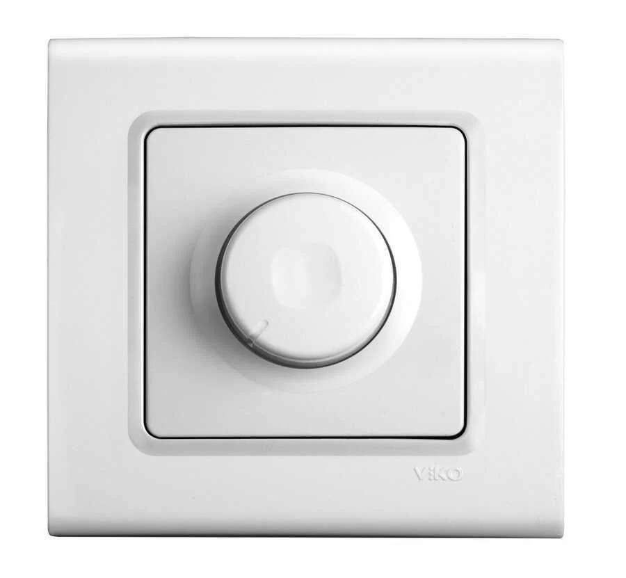 Linnera/Rollina Beyaz R Dimmer R 40-600W Mekanizma+Düğme/Kapak - Çerçevesiz