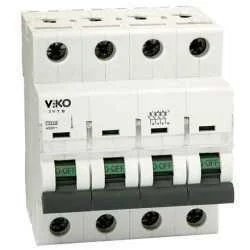 4x50A 4,5kA C Tipi Otomatik Sigorta
