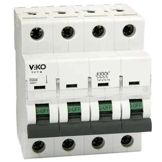 4x50A 4,5kA C Tipi Otomatik Sigorta
