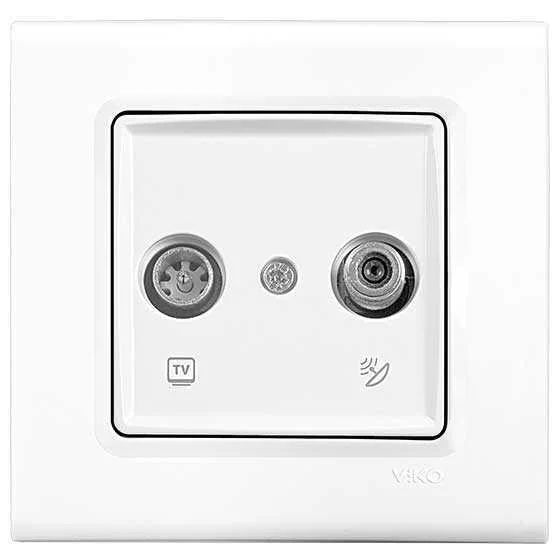 Linnera/Rollina Beyaz Dimmer Rotatif 40-600W - Çerçevesiz