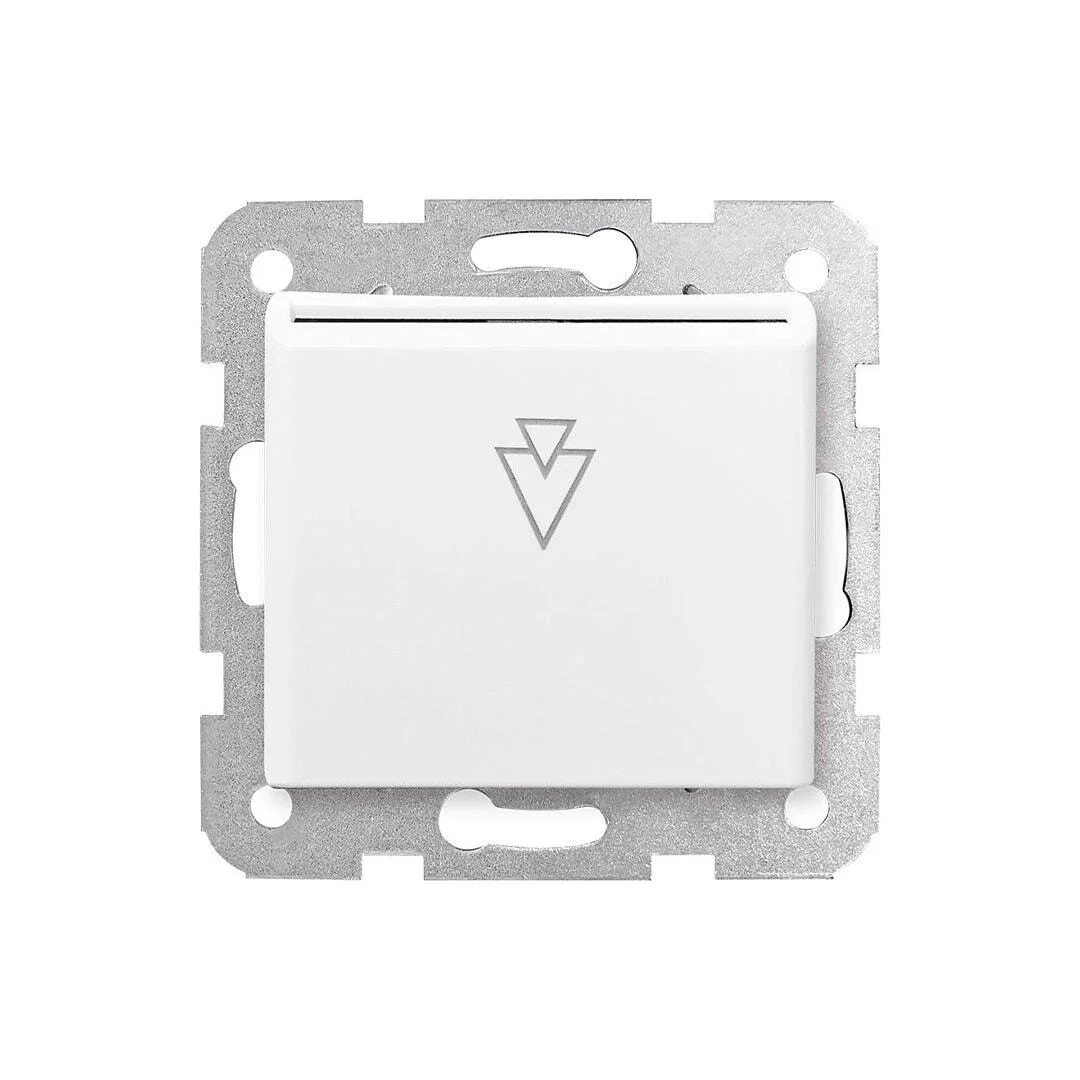 Viko Karre/Meridian Mekanik Anahtarlı Energy Saver Beyaz Renk - Çerçevesiz