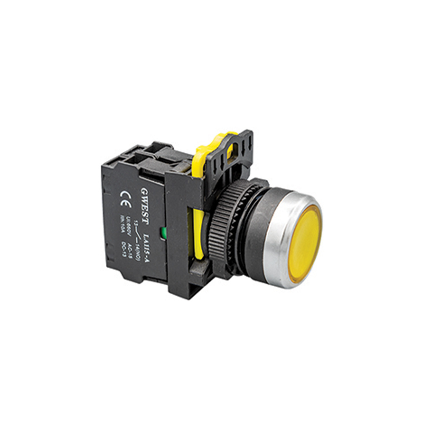 A5-11D-24 (Sarı) 24V. Led Işıklı Start Buton