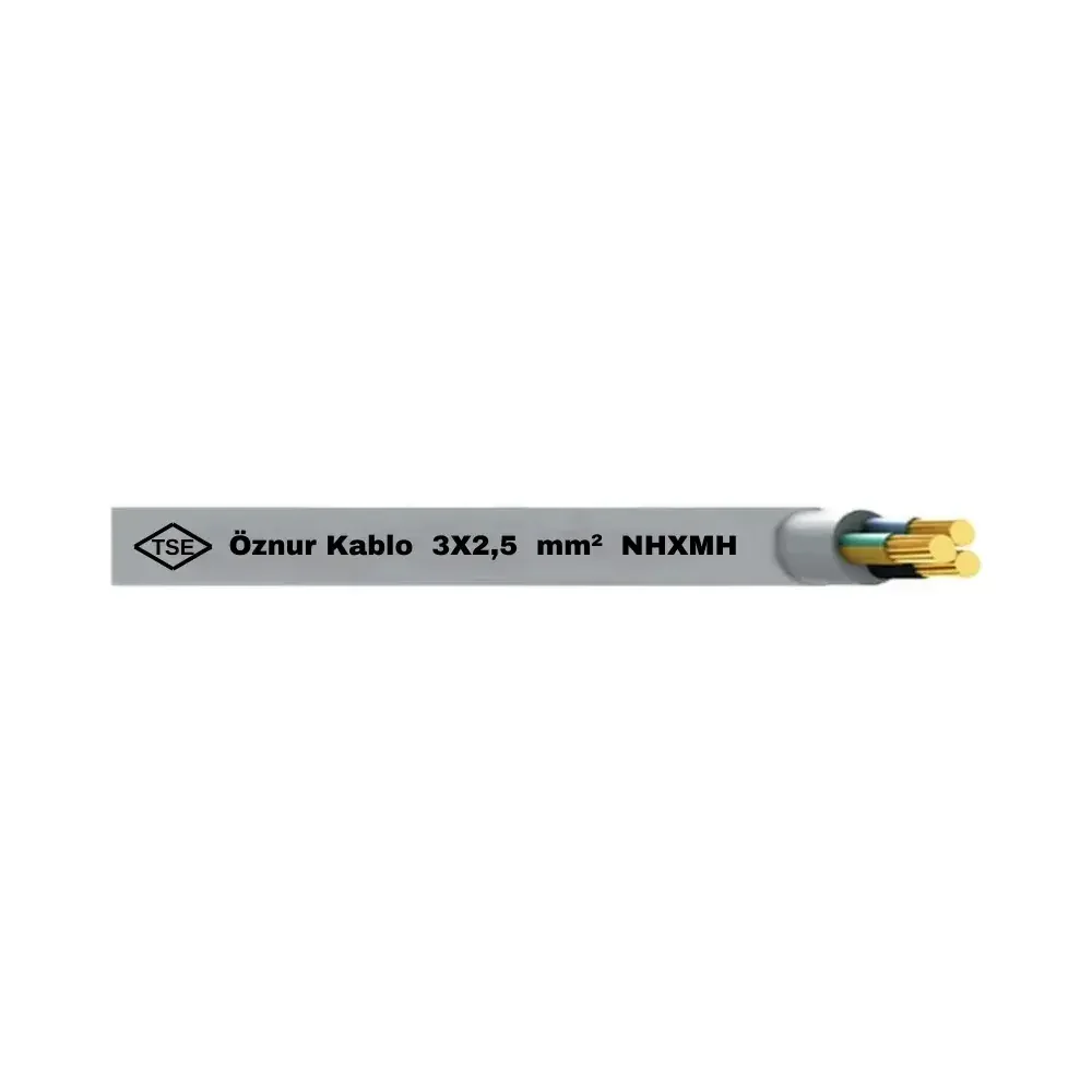 NHXMH 3X2,5 mm² Antigron Kablo