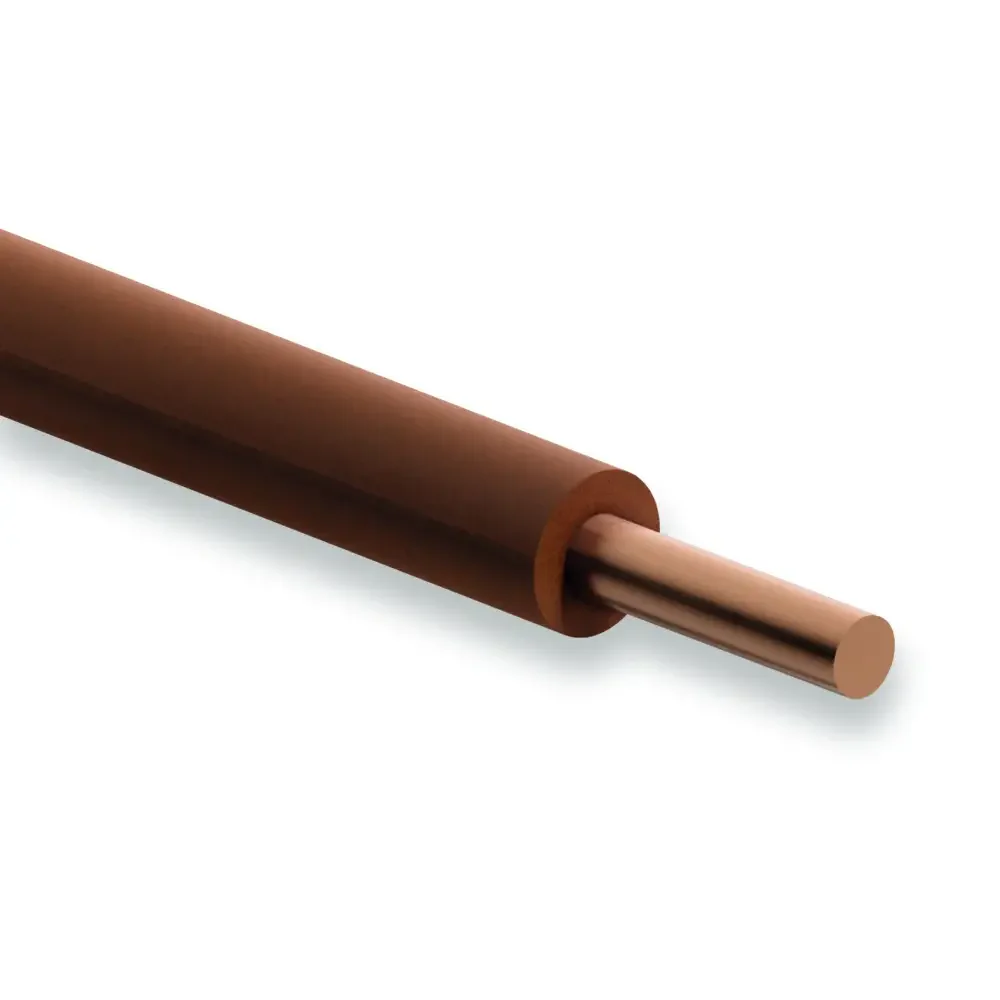 H05V-U 1X1 mm² Kahve Renk NYA Kablo