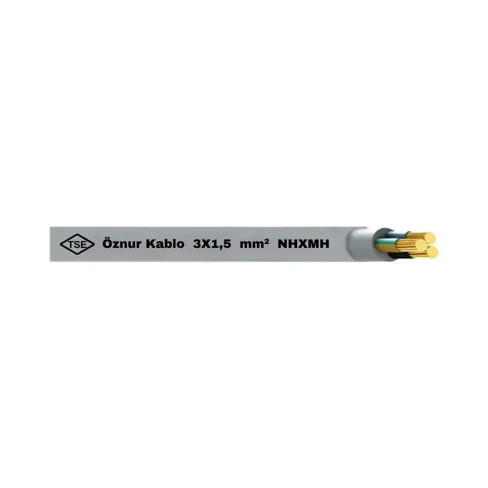 NHXMH 3X1,5 mm² Antigron Kablo