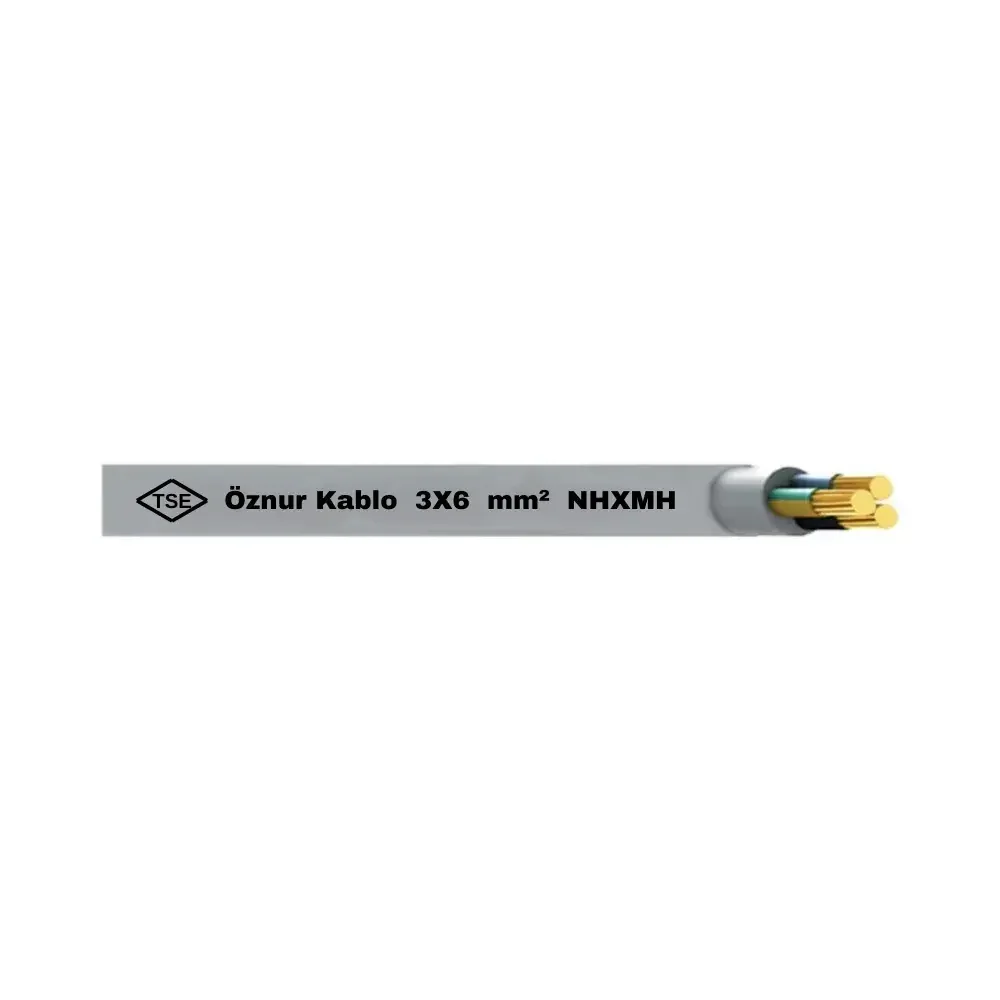 NHXMH 3X6 mm² Antigron Kablo