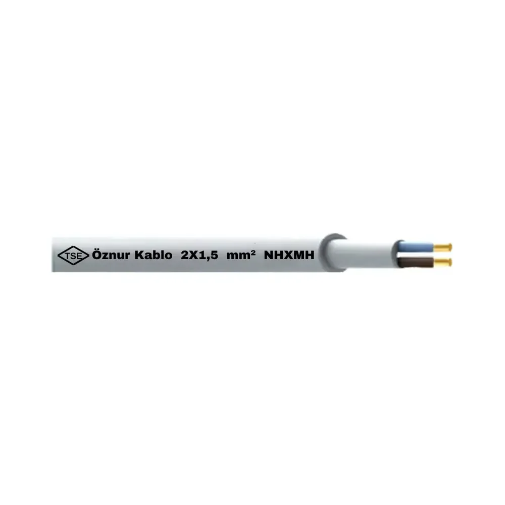 NHXMH 2X1,5 mm² Antigron Kablo