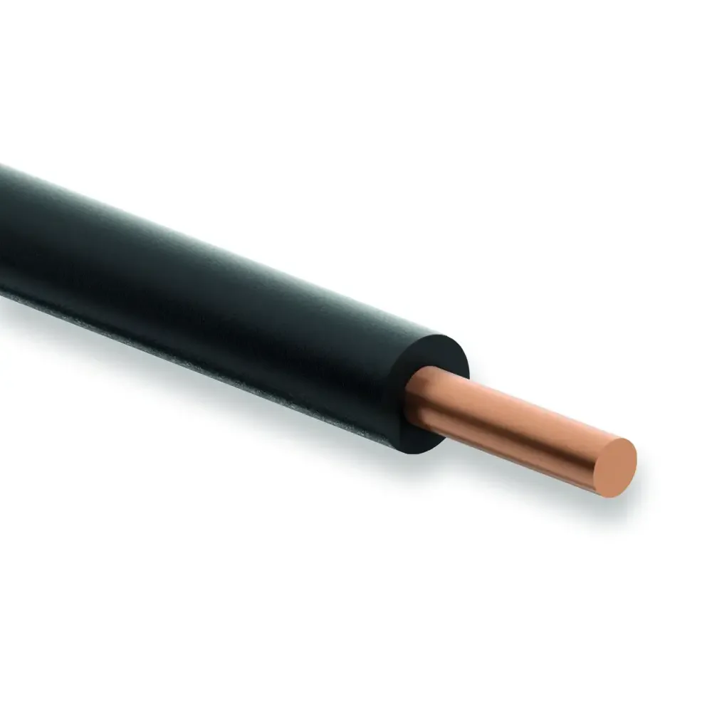 H05V-U 1X1 mm² Siyah Renk NYA Kablo