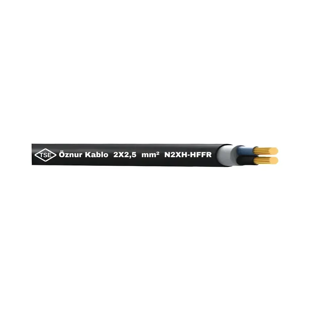 N2XH 2X2,5 mm² Halogen Free Kablo