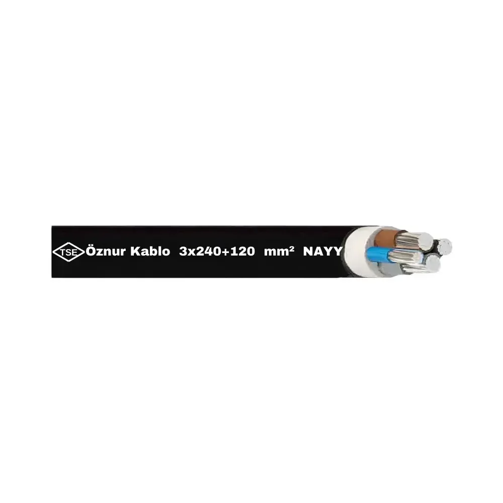 NAYY 3X240+120 mm² Alvinal Yeraltı Kablosu - ( Alüminyum )