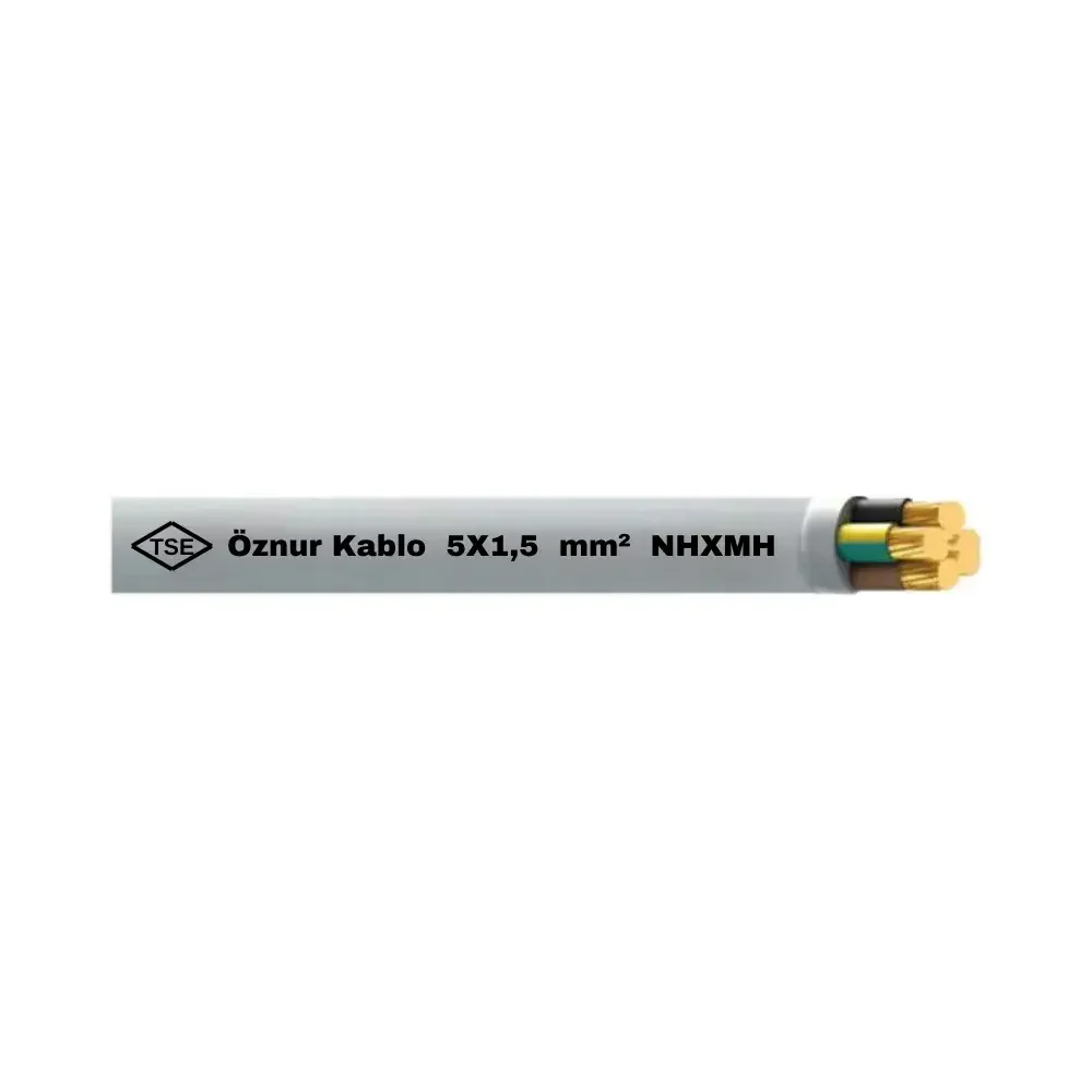 NHXMH 5X1,5 mm² Antigron Kablo