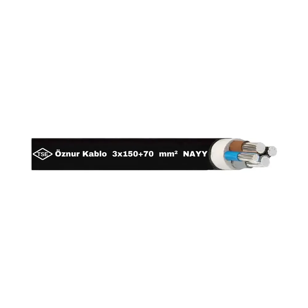 NAYY 3X150+70 mm²Alvinal Yeraltı Kablosu - ( Alüminyum )