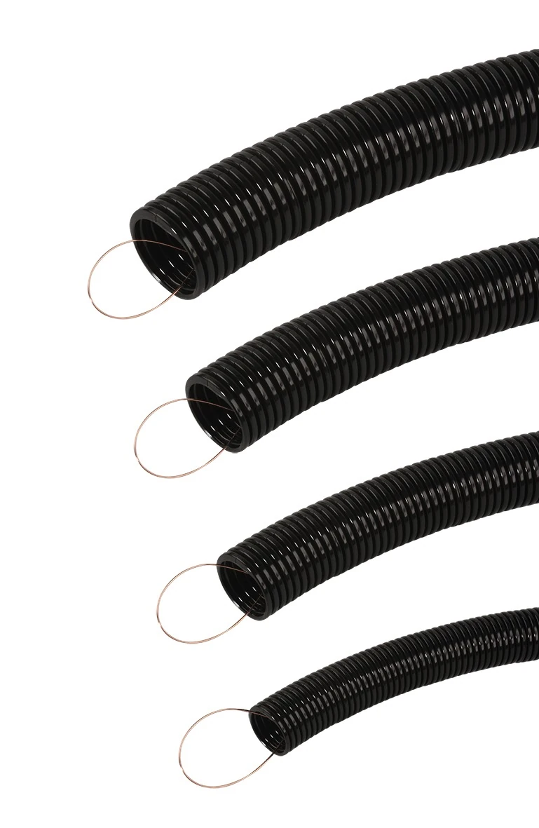 Ø14 Plastik Spiral Telli Siyah
