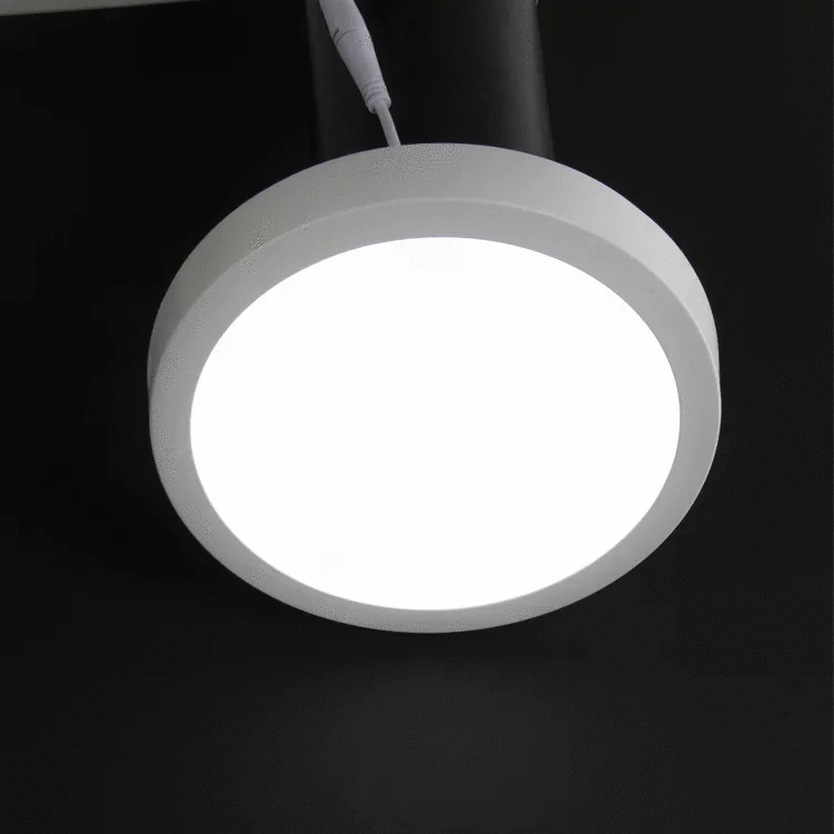 18W 6500K Beyaz Işık Sıva Üstü Yuvarlak LED Panel