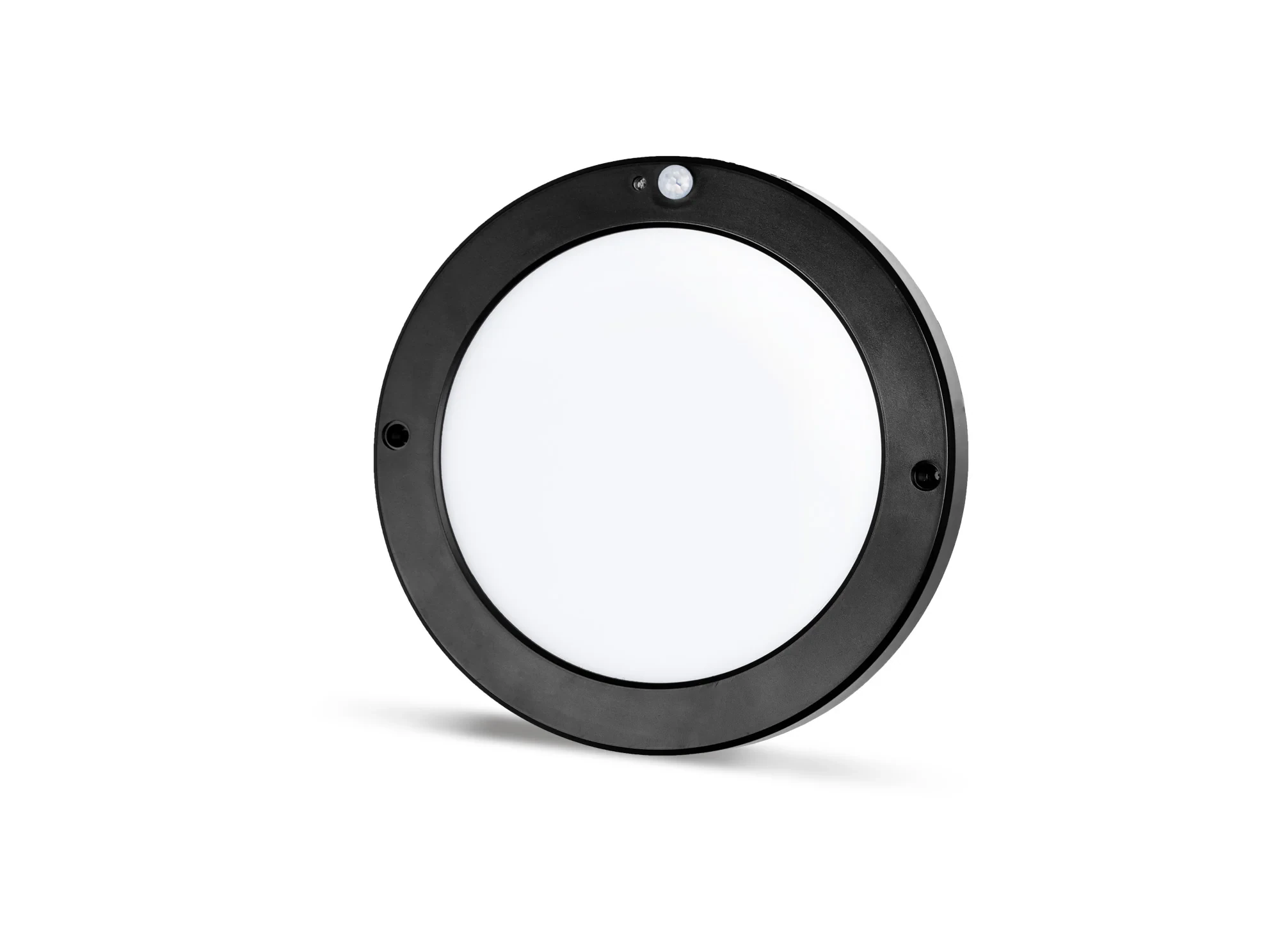 20W 6500K Beyaz Işık Siyah Kasa Sensörlü Sıva Üstü Yuvarlak LED Panel