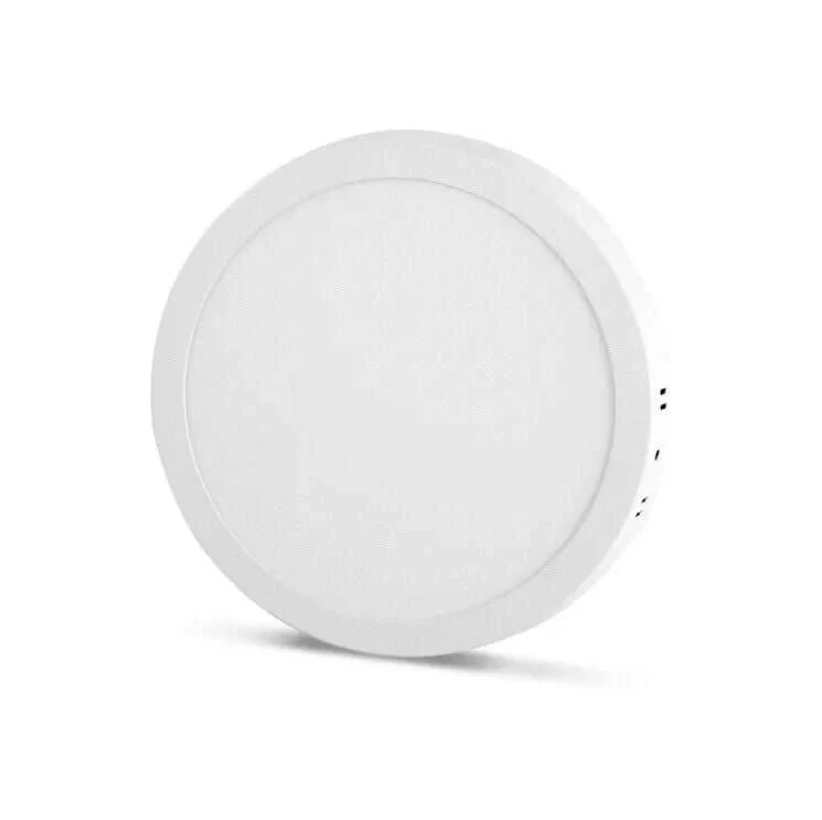 24W 6500K Beyaz Işık Sıva Üstü Yuvarlak LED Panel