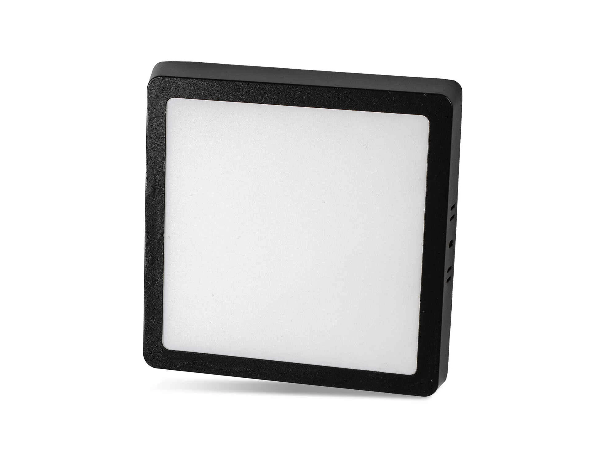 18W 3200K Gün Işığı Siyah Kasa Sıva Üstü Kare LED Panel