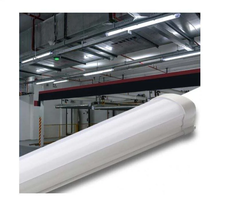 40W 6400K Salina Led Etanj Nemli Yer Bant Armatür Beyaz Işık 4300 Lümen IP44