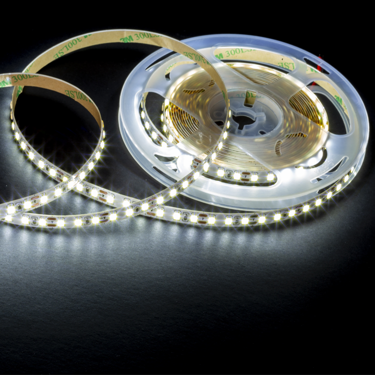 Beyaz Şerit LED 6500K 12V 2835 İç Mekan Tek Çip 120 LED'li 5 Metre