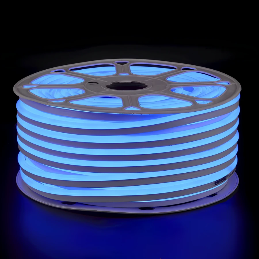 Mavi Işık 220V Neon Hortum IP65 (8x16mm) 50 Metre